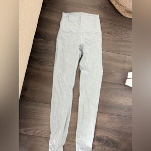 Lululemon wonder under full length acid wash leggings